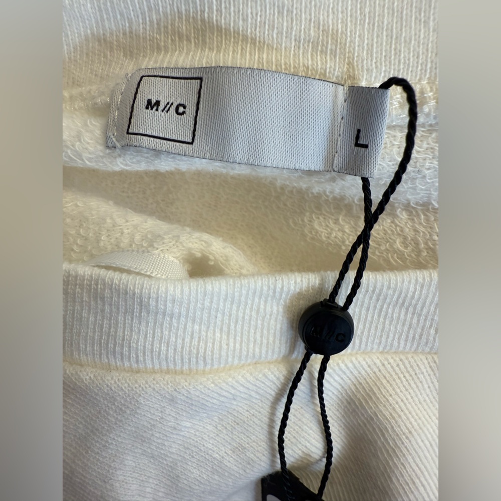 NWT Michelle by Comune Brownstown off White long sleeve sweater top Size large - Picture 3 of 7